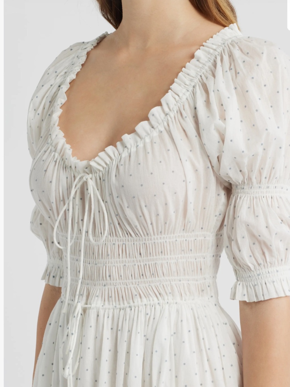 DOEN ISCHIA DRESS (Salt Flock Dot)
